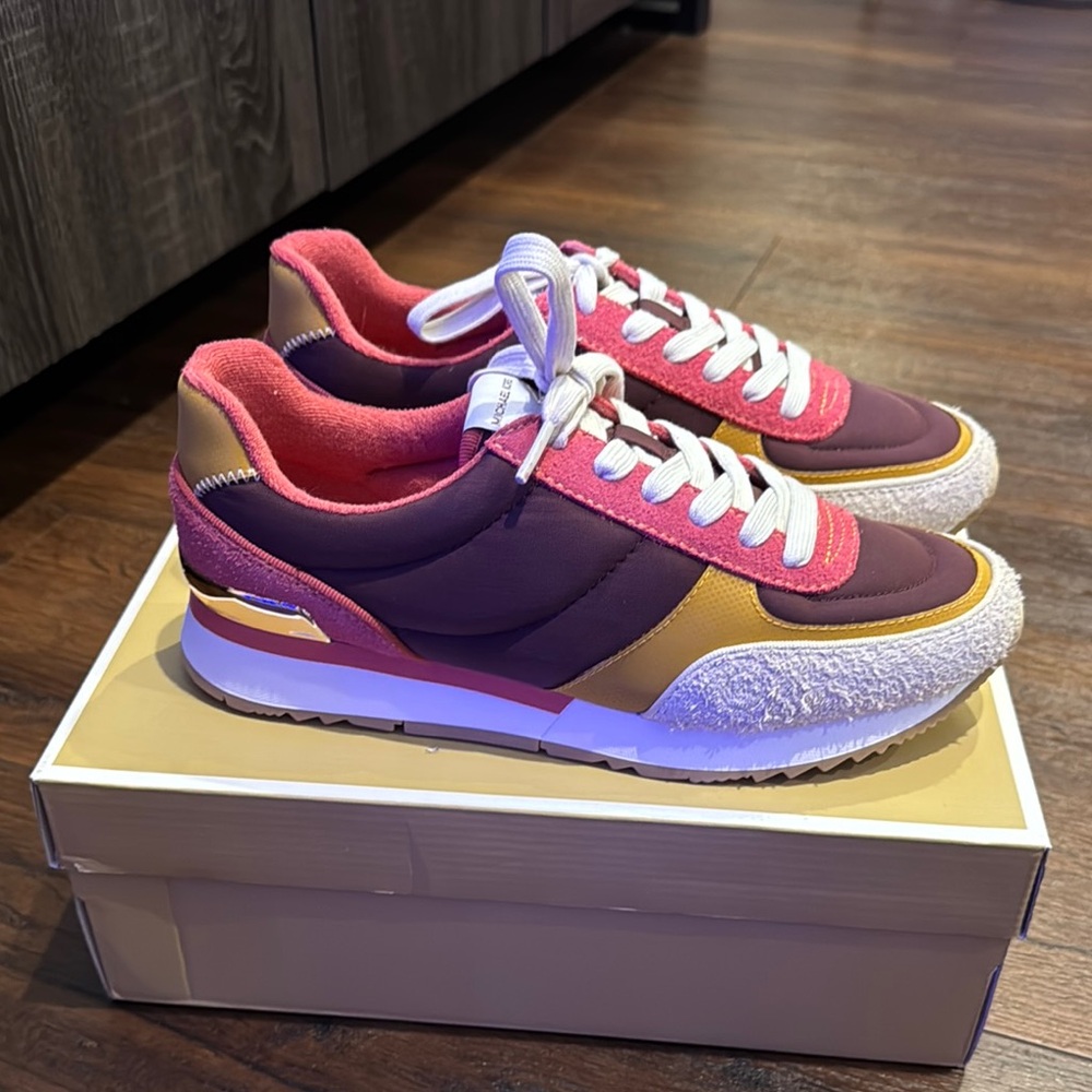 Michael Kors NWT Andi Nylon Trainer Colorful Women's Sneakers